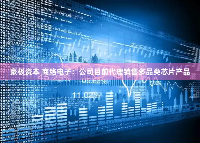 豪极资本 商络电子：公司目前代理销售多品类芯片产品